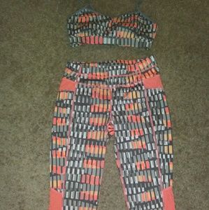 Steve Madden quick dry active wear set medium